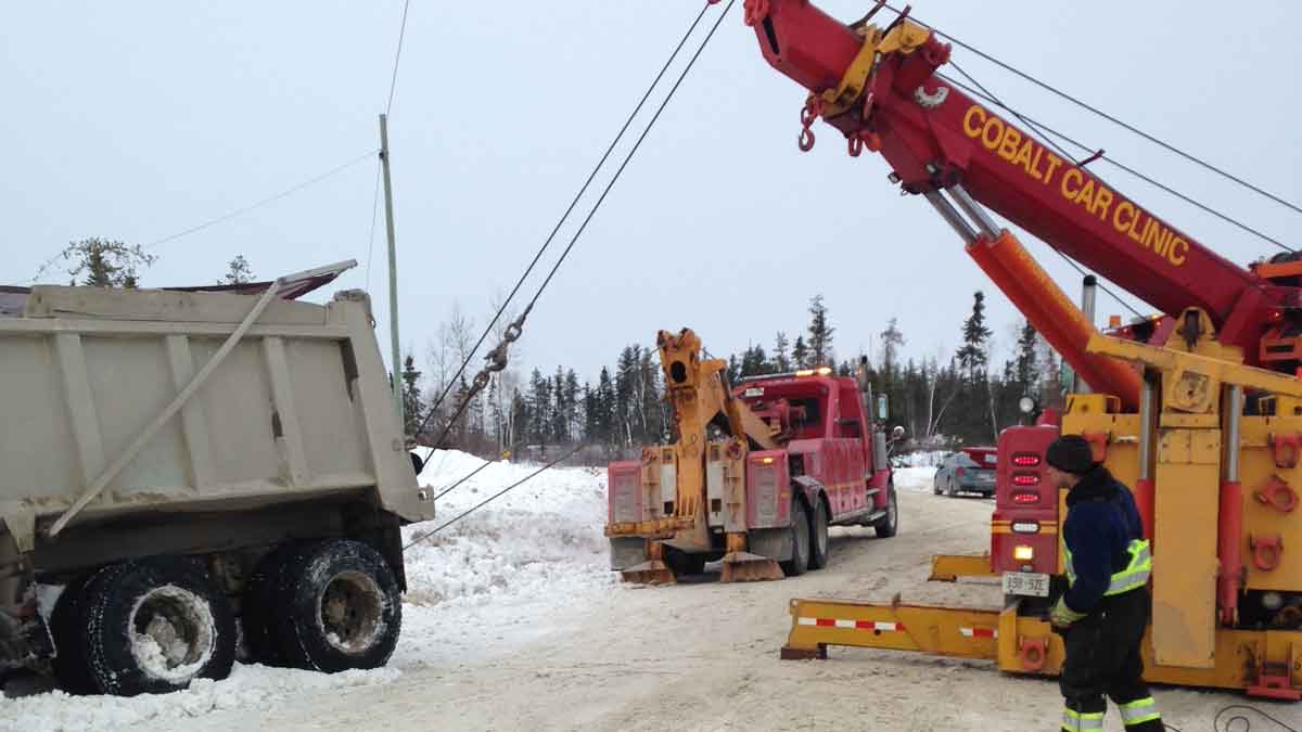 Heavy Truck Recovery Highway 11 Northeast Ontario